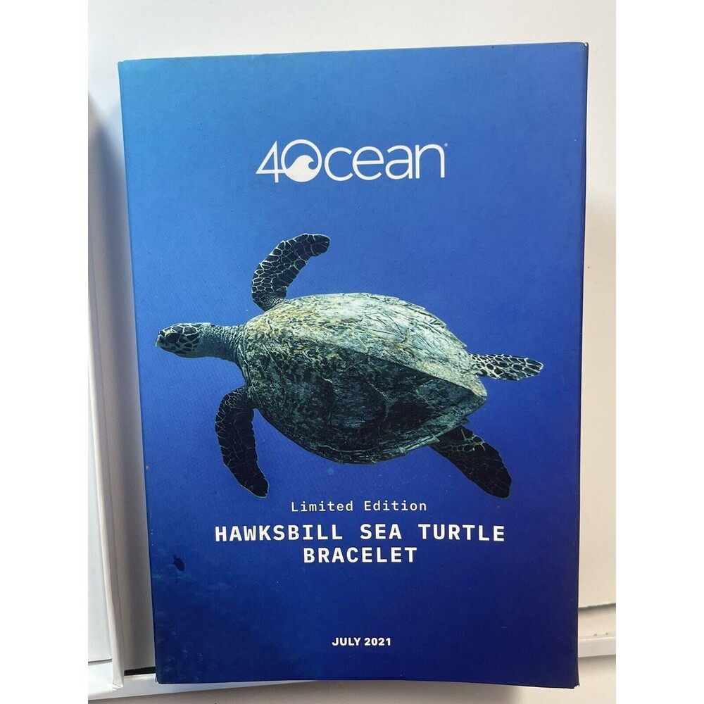 4Ocean Hawksbill Sea Turtle Beaded Bracelet Limited Edition New - Picture 3 of 6